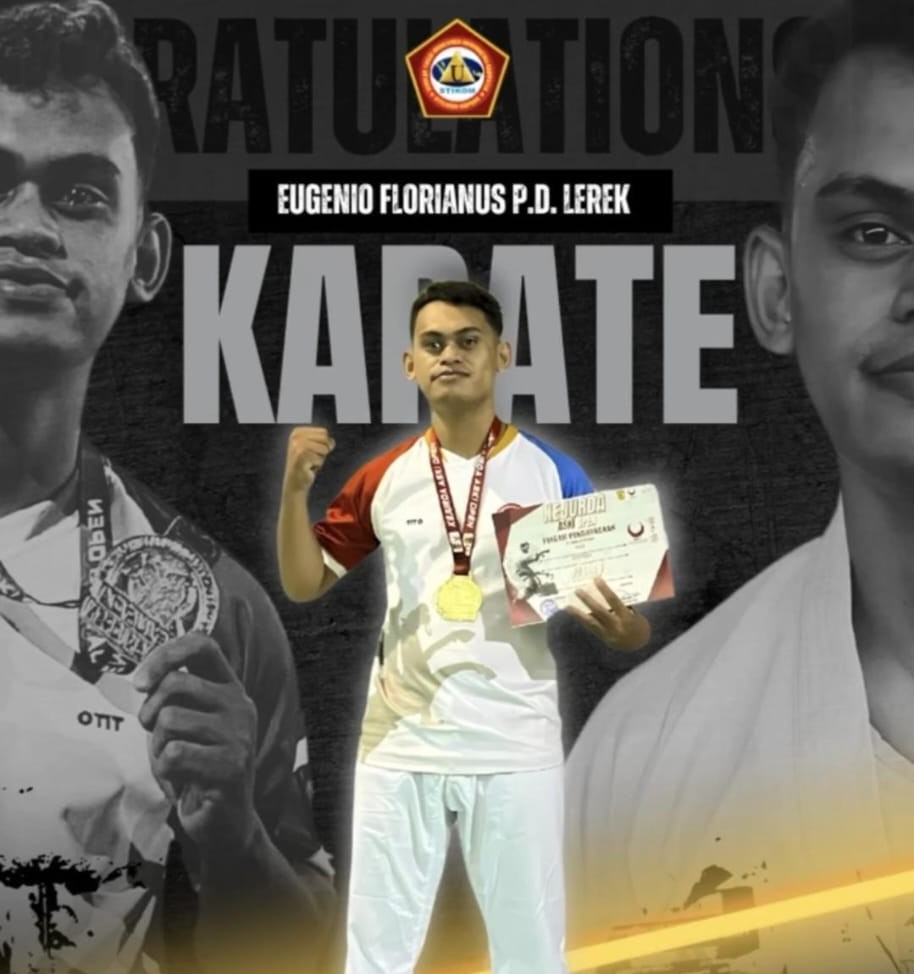Buktikan Prestasi! Mahasiswa STIKOM Uyelindo Kupang Raih Juara 1 Kejurda ASKI Karate