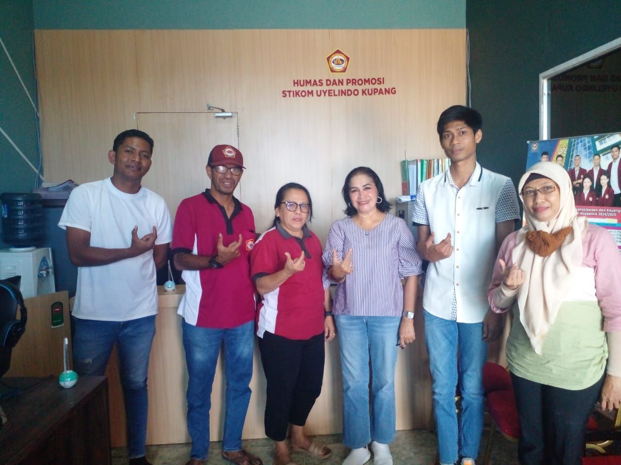 Kunjungan Koordinator Humas, Dokumentasi dan Satgas PPKS LLDIKTI XV ke Kampus STIKOM Uyelindo Kupang.