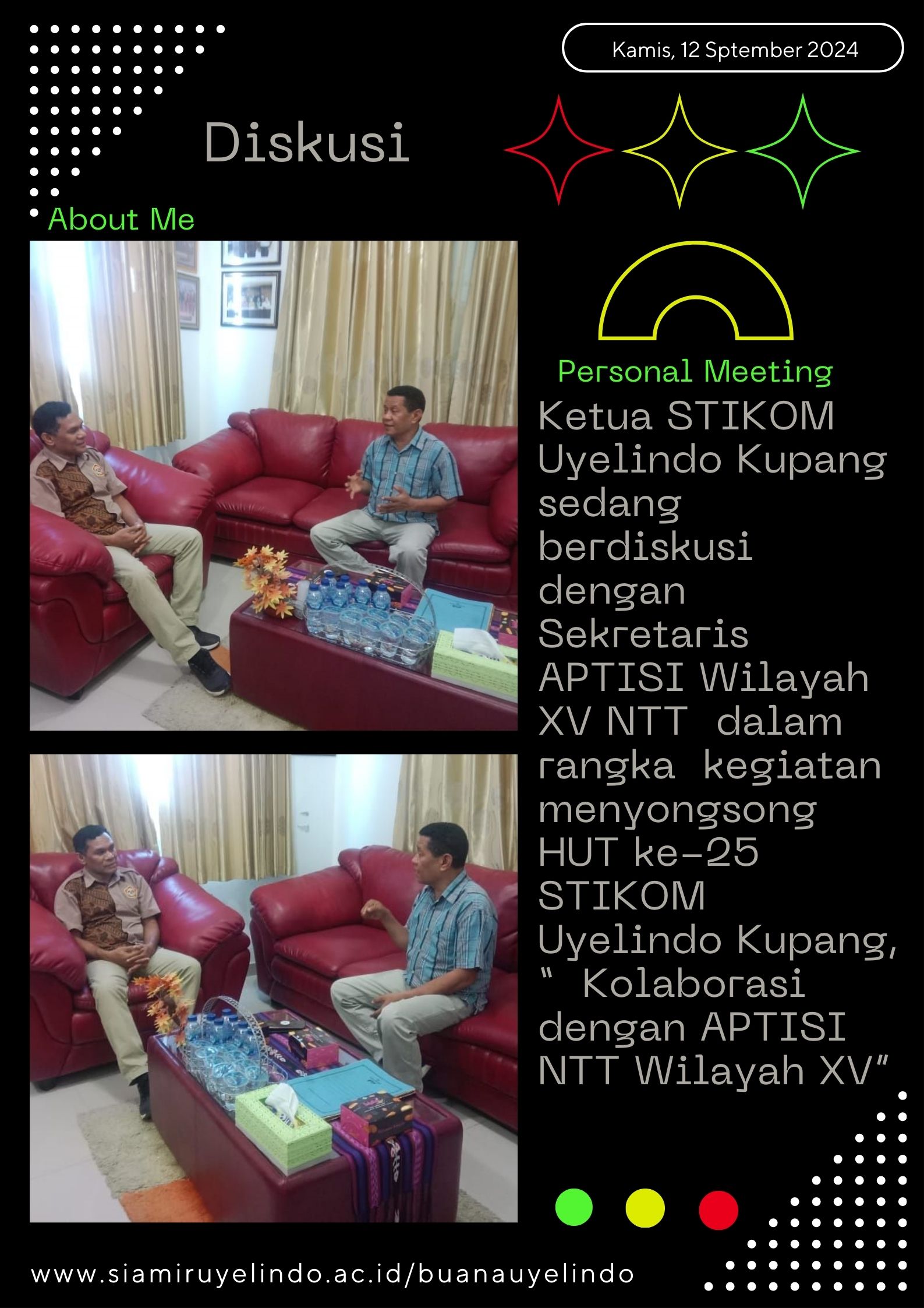 Kunjungan Asosiasi Perguruan Tinggi Swasta (APTISI) Wilayah XV NTT  ke Kampus STIKOM Uyelindo Kupang