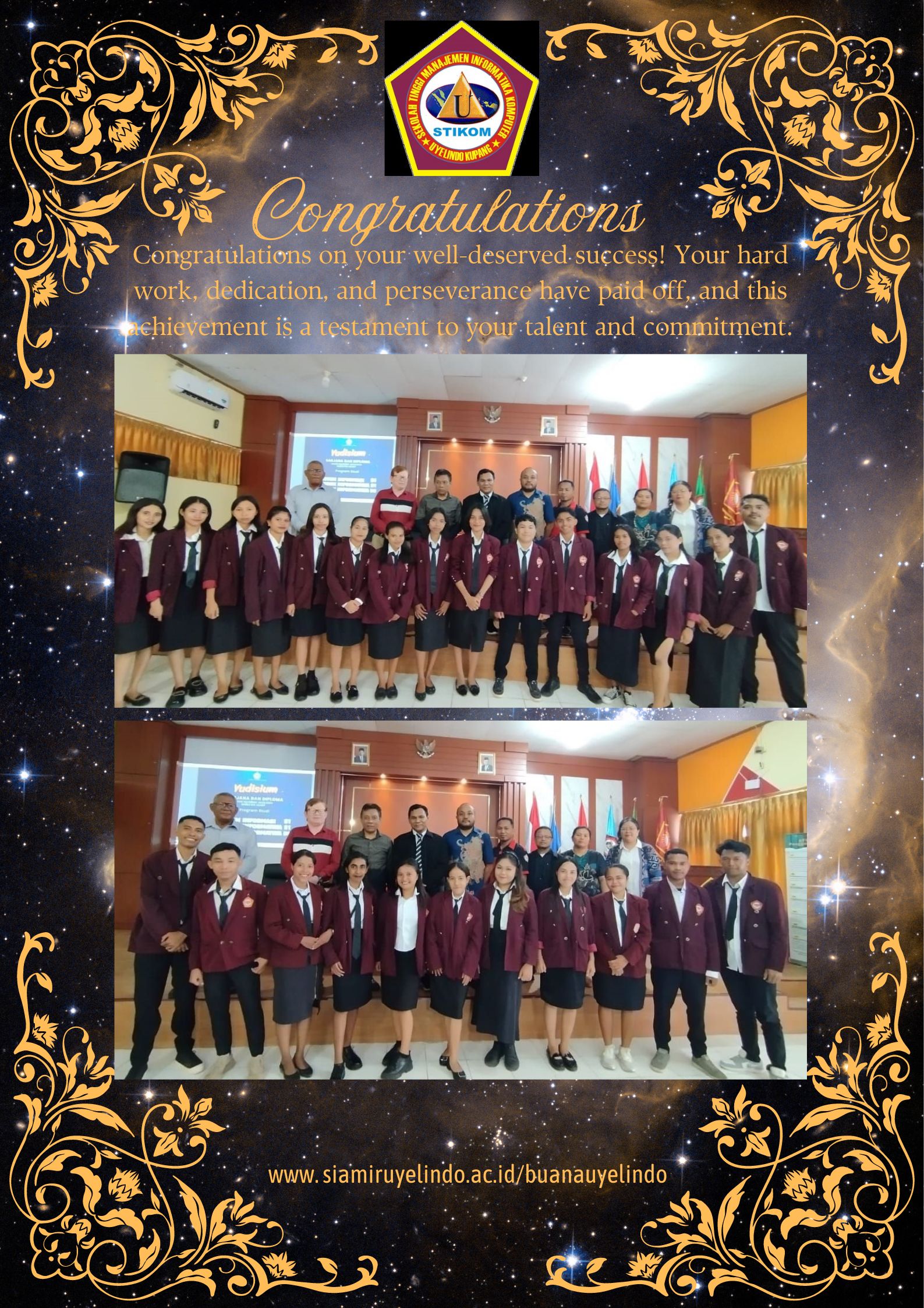 Yudisium Semester Genap TA. 2023/2024 STIKOM Uyelindo Kupang
